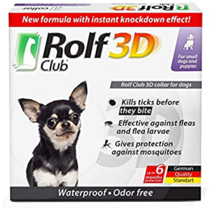 Վզնոց Ռոլֆ կլուբ 3D փոքր շների համար / ROLF CLUB 3D ошейник для щенков и взрослых собак мелких пород против клещей, блох, вшей и комаров