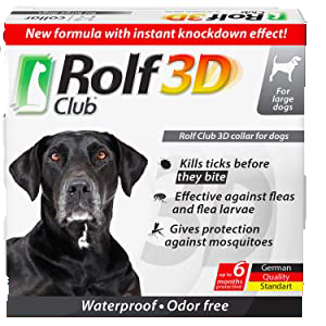 Վզնոց Ռոլֆ կլուբ 3D խոշոր շների համար / Ошейник Rolf Club 3D для крупных собак, от блох и клещей
