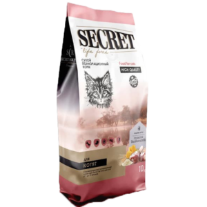 Սեկրետ պրեմիում կատվի ձագերի չոր կեր 10կգ հնդկահավ և բրինձ / Секрет Премиум корм для котят индейка и рис 10кг