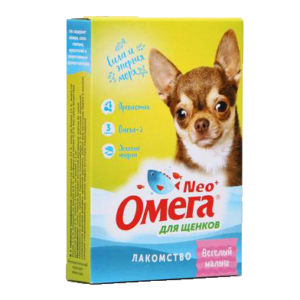 Օմեգա Neo+ С-М պրոբիոտիկով "Веселый малыш"  շան ձագերի / Омега Neo+ С-М с пребиотиком "Веселый малыш" для щенков