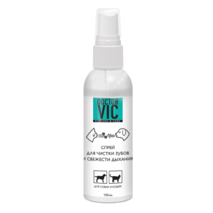 Սփրեյ Doctor VIC ատամների 100մլ / Спрей Doctor VIC для чистки зубов и свежести дыхания для собак и кошек