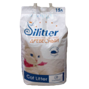 Տուալետի լցոնիչ Silitter փայտի 15լ / Silitter  древесный наполнитель 15л