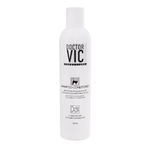 Շամպույն-կոնդիցիոներ կարճամազ կատուների Doctor VIC կ-տին+B5  250մլ / Шампунь-кондиционер Doctor VIC с кератином и провитамином B5 короткошерстных кошек